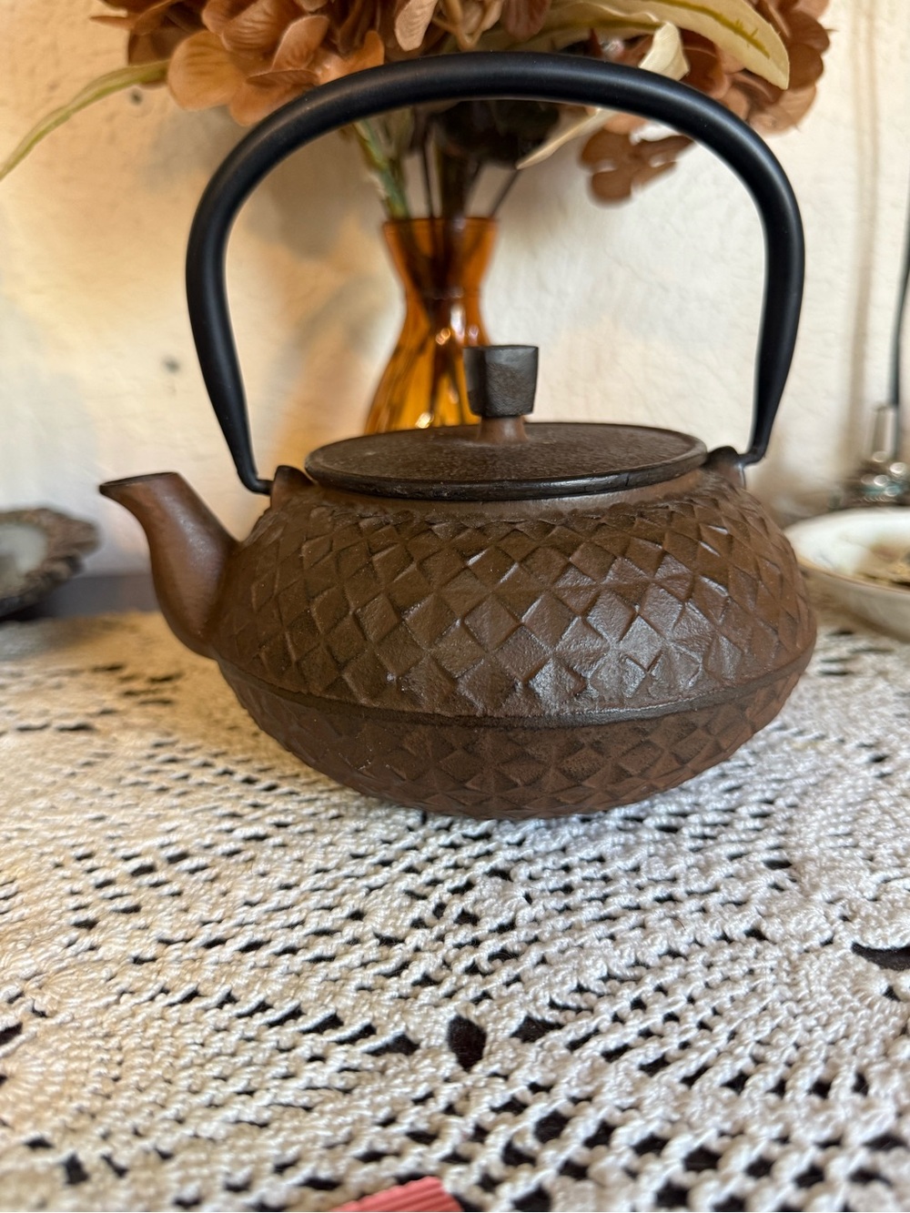 Cast Iron Teapot